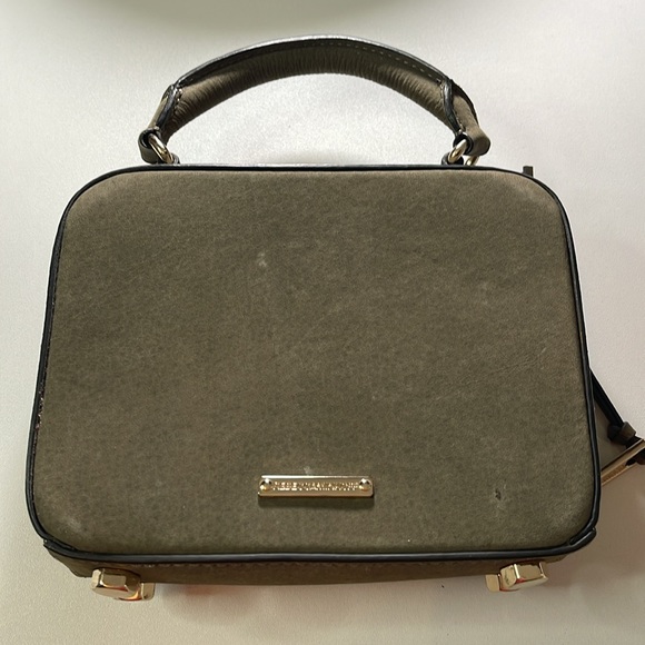 Rebecca Minkoff Sage Green Embellished Jewels Leather Box Bag - Picture 4 of 10